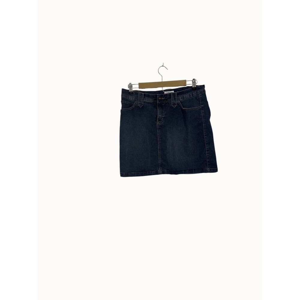 St. John's Bay Dark Wash Denim Skort Size 10